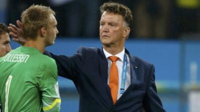 Louis van Gaal must now lift his players for their play-off with Brazil