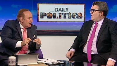 Andrew Neil and Tom Watson