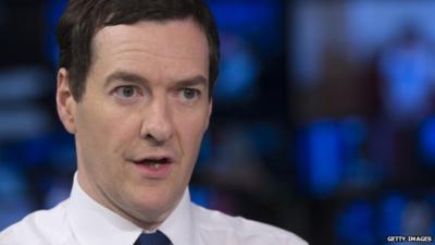 The Chancellor George Osborne