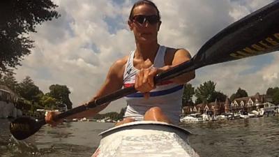 Former mountain biker Anne Dickins is set on Paralympic glory in her canoe