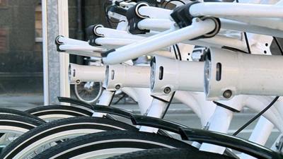 A 'smart' electric bicycle in Copenhagen