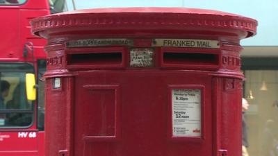 A Royal Mail post-box