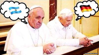 Pope Francis v Pope Benedict