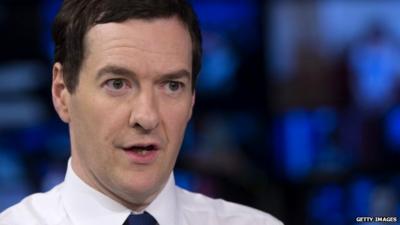 The Chancellor George Osborne