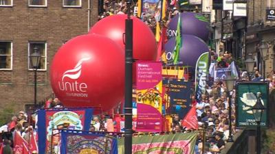 The 130th Durham Miners' Gala