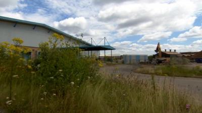 Site of the future Midland Metropolitan Hospital