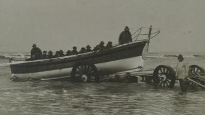 Archive picture of Blackpool lifeboat