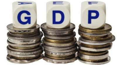 GDP letters on coins