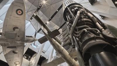 New Imperial War Museum London atrium