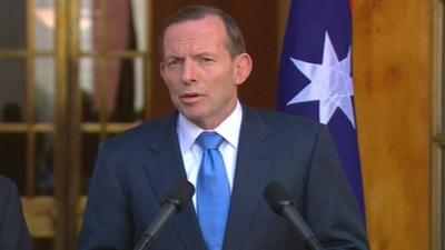 Australian PM Tony Abbott