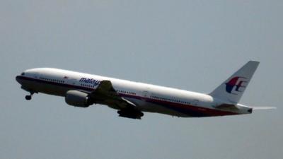 Photo shows Malaysia Airlines flight MH17 leaving Schiphol Airport in Schiphol, the Netherlands