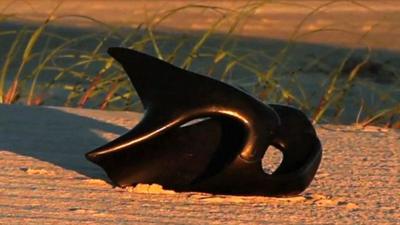 Whalebone sculpture