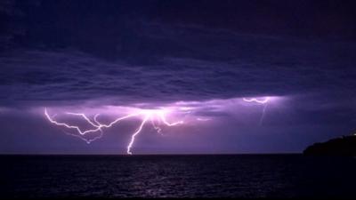 Lightning on the South coast