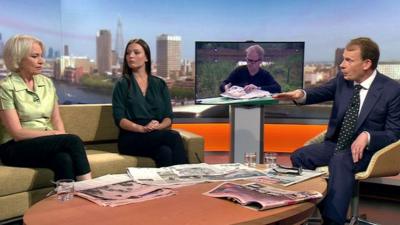 Sarah Baxter, Sara Firth, Robin Ince and Andrew Marr