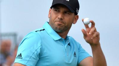 The Open 2014: Sergio Garcia eagle closes gap to Rory McIlroy