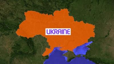 A map of Ukraine