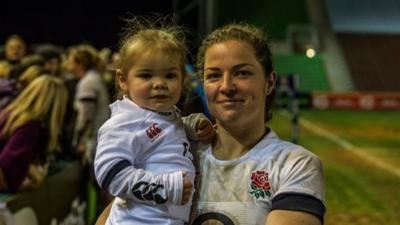 England mum Emma Croker says her daughter Lucy will be there to support her at every game as she aims for World Cup glory in France this summer