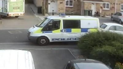 Police van shunt