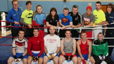 Northern Ireland Commonwealth boxing team