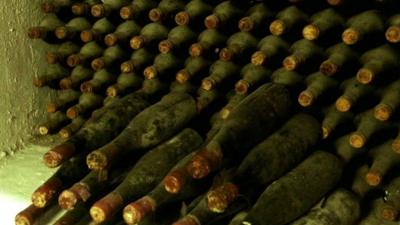 A wine collection which once belonged to Hermann Goering