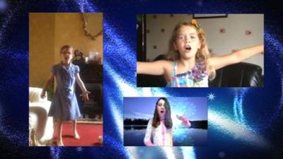 Children perform Let It Go from Frozen