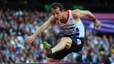 Rhys Williams in action at the London 2012 Olympics