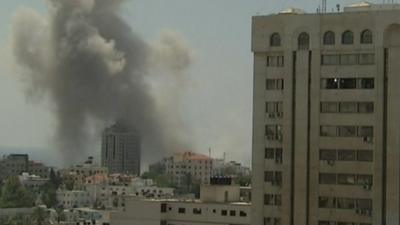 Gaza skyline