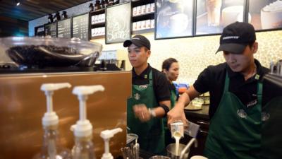 Starbucks shop in Vietnam