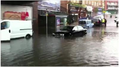 Ruislip hit with flash flooding