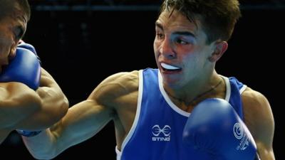 Michael Conlan beat India's world number three bantamweight Shiva Thapa