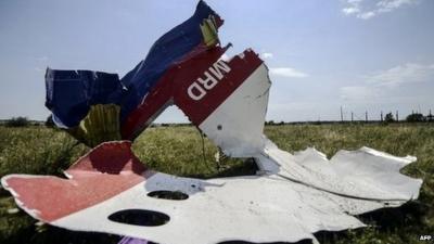 Debris from Flight MH17