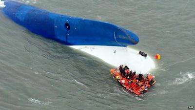 File photo of capsized ferry - 16 April 2014