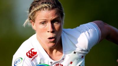 England full-back Danielle Waterman