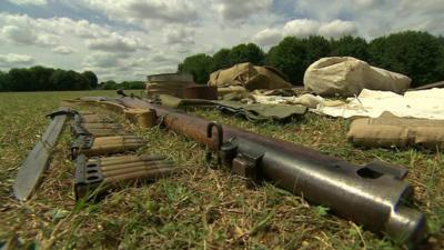 A World War One soldier's kit