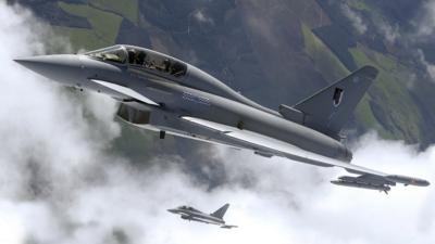 Typhoon fighter jets