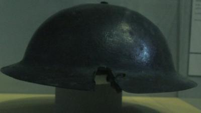 British army helmet from WW1