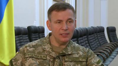 Ukraine Defence Minister Valeriy Heletey