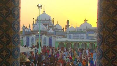 Sufi shrine of Shah Abdul Latif Bhittai