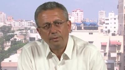 Mustafa Barghouti, leader of the Palestinian National Initiative