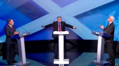 Alex Salmond and Alistair Darling debate