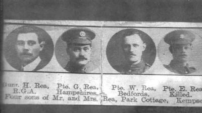 Members of the Rea family