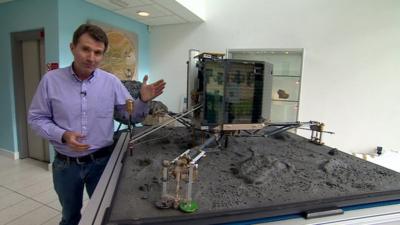 David Shukman and Philae lander