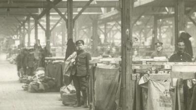 The WW1 Regent's Park post sorting office