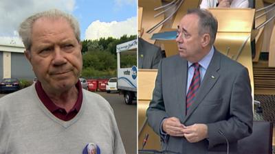 Jim Sillars and Alex Salmond