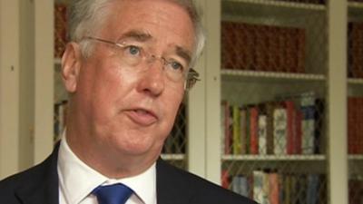 Defence Secretary Michael Fallon