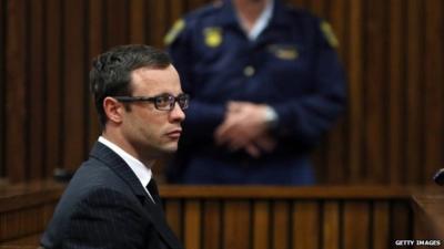 Oscar Pistorius listens to closing arguments