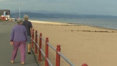 Rhyl seafront