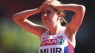 Britain's Laura Muir misses out on 1500m final