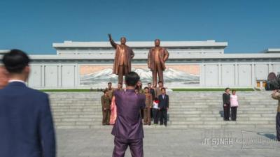 Statues in Pyongyang