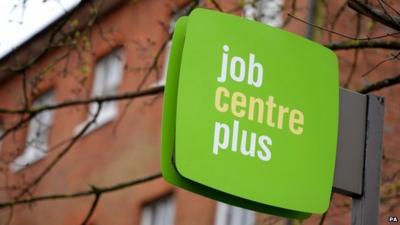 Job Centre sign